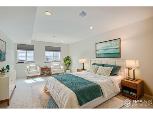 Bedroom, Interior, Recessed Lighting