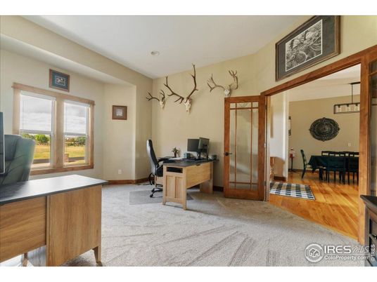 Home Office, Interior, Wood Texture Flooring