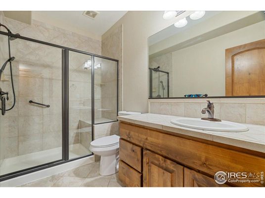 Bathroom, Glass Shower, Interior, Tile Countertops