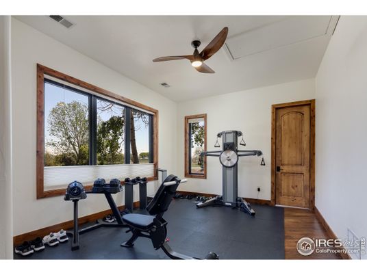 Fitness Equipment, Interior, Wood Texture Flooring