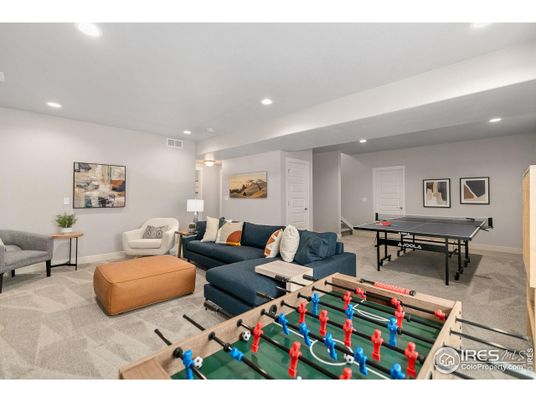 Game Room, Interior, Living room, Recessed Lighting
