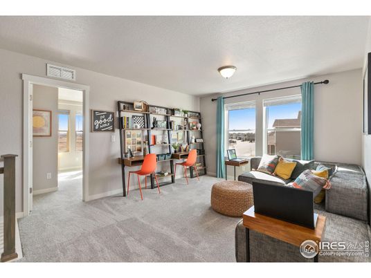 Home Office, Interior, Living room