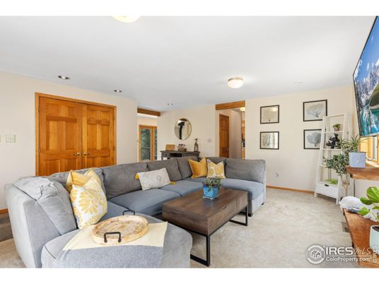 Interior, Living room, Recessed Lighting