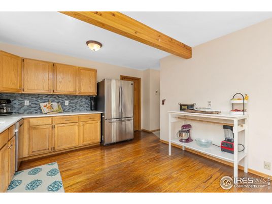 Interior, Kitchen, Wooden Beams, Wood Texture Flooring