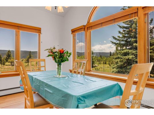Dining room, Interior, Wood Texture Flooring