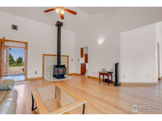 Fireplace, Interior, Wood Texture Flooring