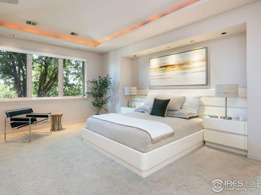 Bedroom, Interior, Recessed Lighting