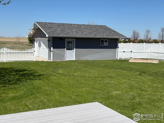 Backyard, Detached Garage, Exterior