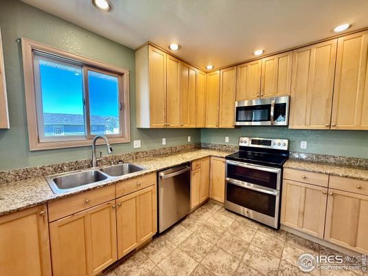 Interior, Kitchen, Recessed Lighting, Stainless Steel Appliances