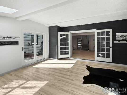 Empty room, Interior, Wood Texture Flooring