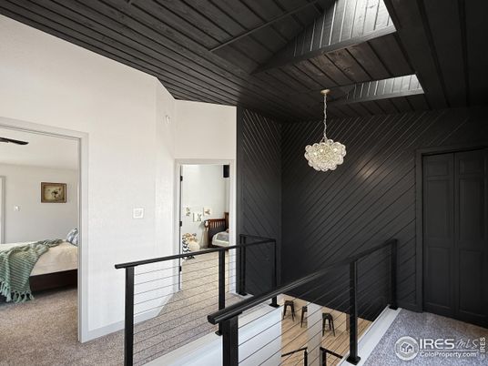 Bedroom, Chandelier, Interior
