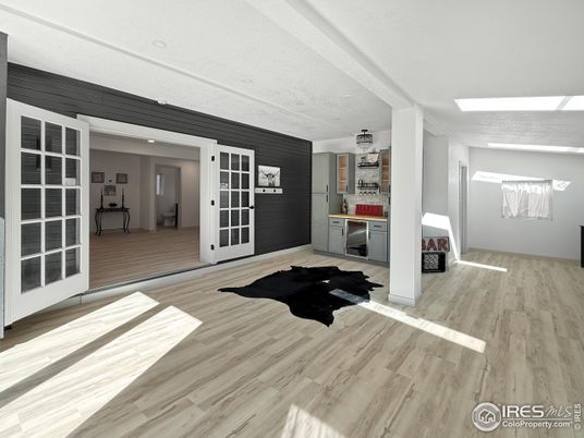 Interior, Recessed Lighting, Wood Texture Flooring