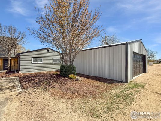 Backyard, Detached Garage, Exterior