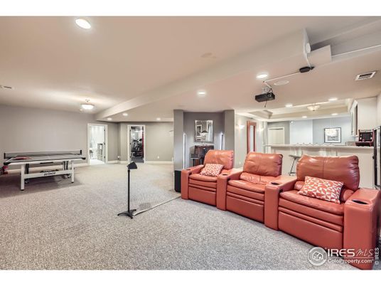 Home Theatre Room, Interior, Living room, Recessed Lighting, Theatre Room