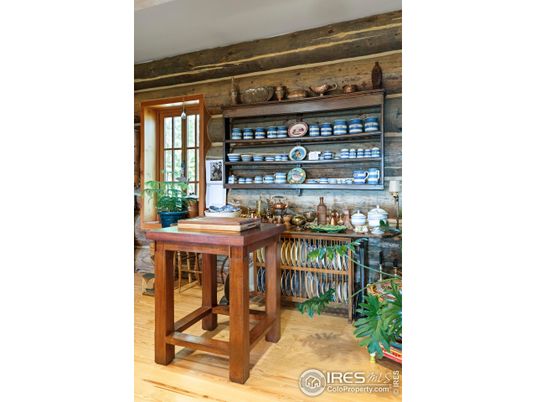 Home Office, Interior, Wood Texture Flooring, Wooden Walls