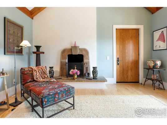 Fireplace, Interior, Wood Texture Flooring