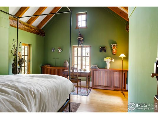 Bedroom, Interior, Wooden Beams, Wood Texture Flooring