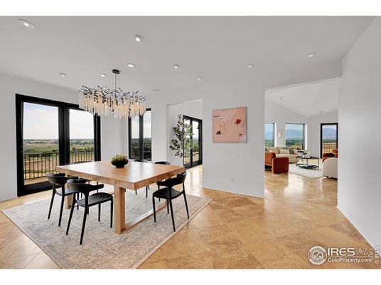 Dining room, Interior, Living room, Pendant Lights, Recessed Lighting