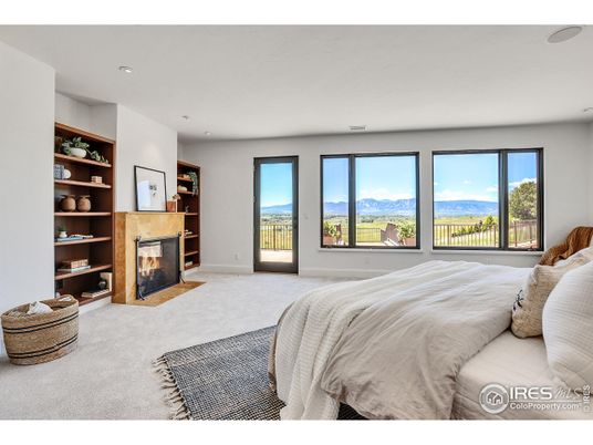 Bedroom, Fireplace, Interior, Recessed Lighting
