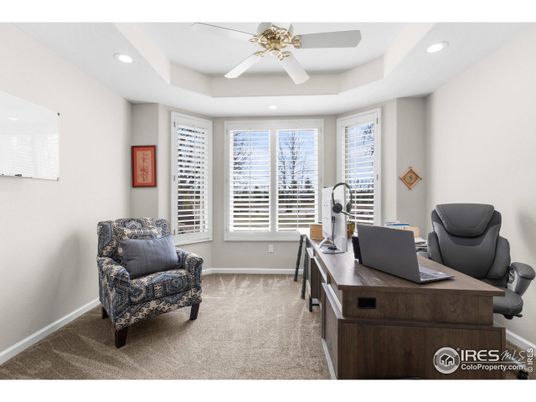 Home Office, Interior, Recessed Lighting
