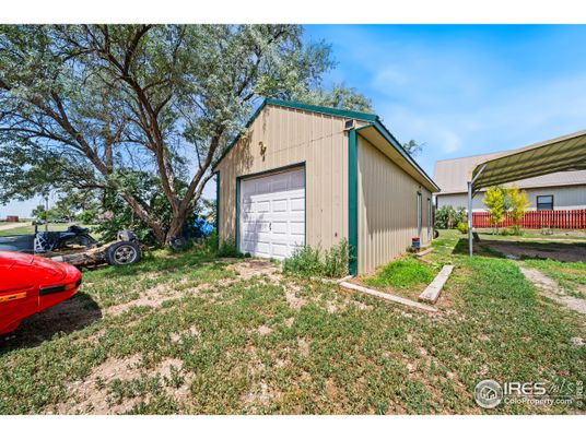 Backyard, Detached Garage, Exterior