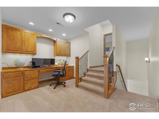 Home Office, Interior, Recessed Lighting