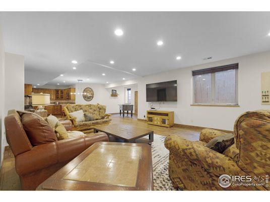 Dining room, Interior, Kitchen, Living room, Pendant Lights, Recessed Lighting, Wood Texture Flooring