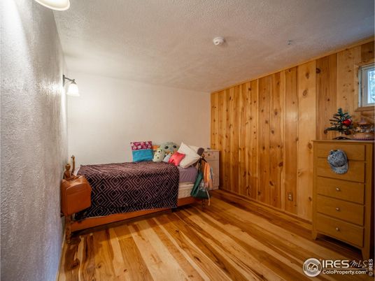 Bedroom, Interior, Wood Texture Flooring, Wooden Walls