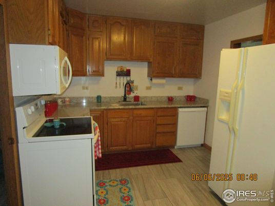Interior, Kitchen, Wood Texture Flooring