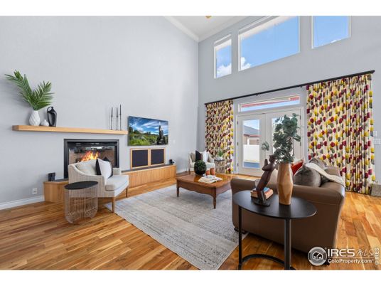 Fireplace, Interior, Living room, Wood Texture Flooring