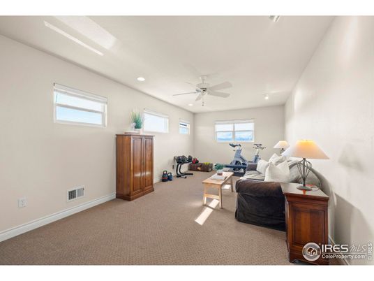Fitness Equipment, Interior, Recessed Lighting