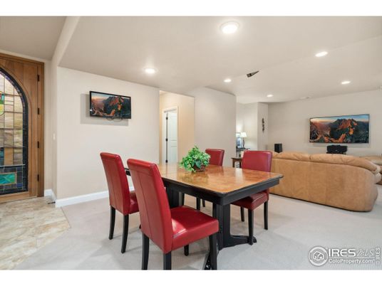 Dining room, Interior, Living room, Recessed Lighting