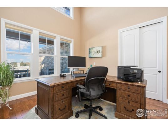 Home Office, Interior, Wood Texture Flooring