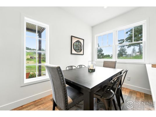 Dining room, Interior, Wood Texture Flooring