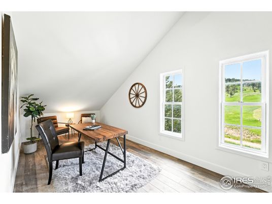 Home Office, Interior, Wood Texture Flooring