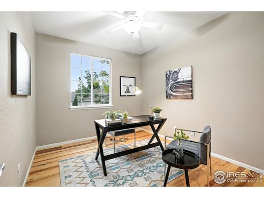 Home Office, Interior, Wood Texture Flooring
