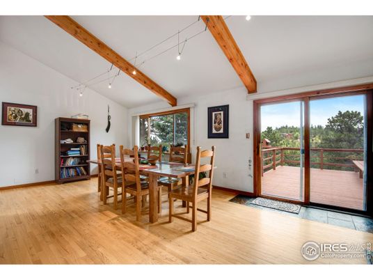 Dining room, Interior, Wooden Beams, Wood Texture Flooring