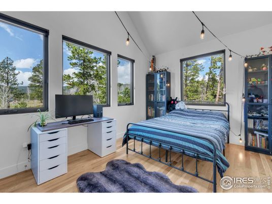 Bedroom, Home Office, Interior, Wood Texture Flooring