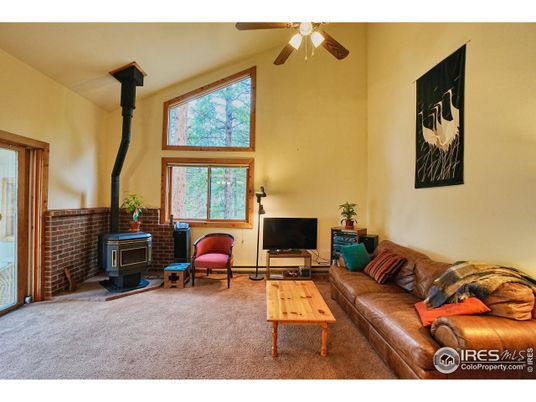 Fireplace, Home Office, Interior, Living room, Stone Walls
