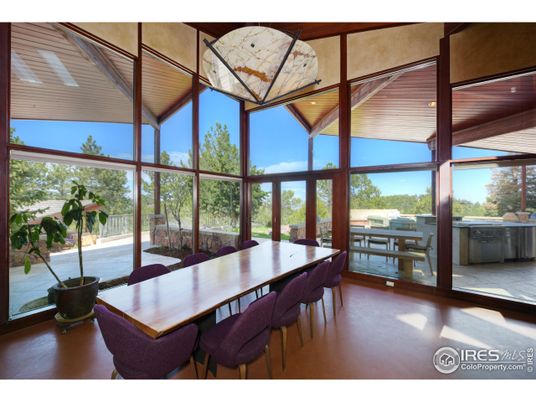 Dining room, Interior, Sun Room, Wooden Beams, Wooden Ceilings
