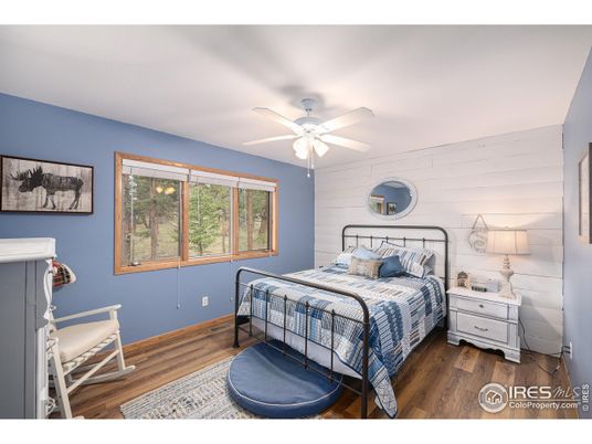 Bedroom, Interior, Wood Texture Flooring