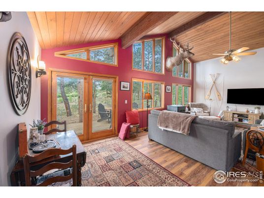 Dining room, Interior, Living room, Wooden Beams, Wooden Ceilings, Wood Texture Flooring