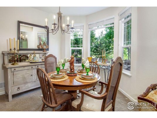 Chandelier, Dining room, Interior