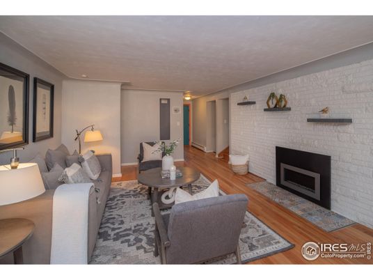 Fireplace, Interior, Living room, Stone Walls, Wood Texture Flooring