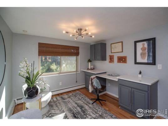Home Office, Interior, Wood Texture Flooring