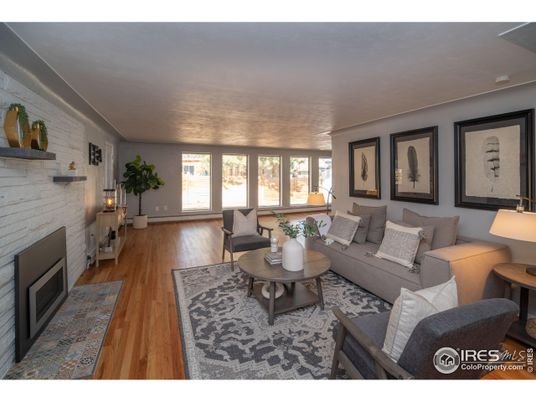 Fireplace, Interior, Living room, Stone Walls, Wood Texture Flooring