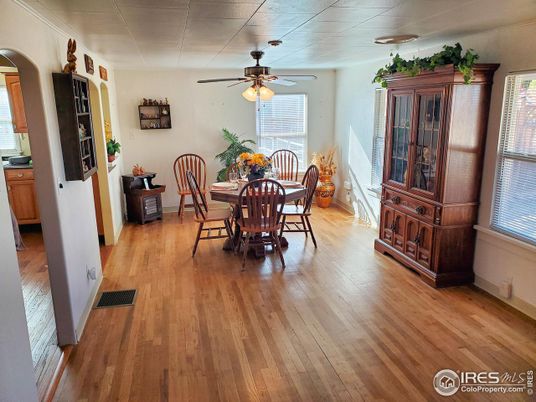 Dining room, Interior, Wood Texture Flooring