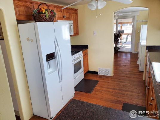 Interior, Kitchen, Wood Texture Flooring