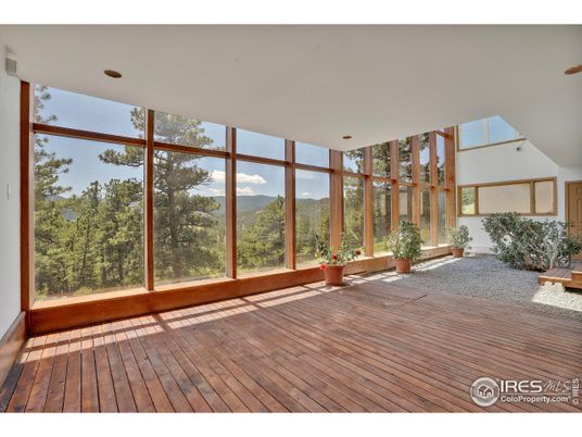 Interior, Sun Room, Wood Texture Flooring