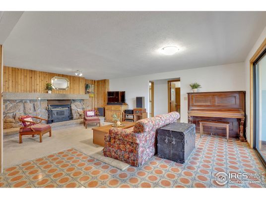 Fireplace, Interior, Living room, Piano, Wooden Walls